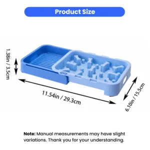 dfwwm0271249-03.webp Dry and Wet Separation Slow Feeder Bowl for Dogs and Cats 4 Colors Assorted – product view 3