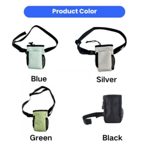 dfwwm0273361-02.webp Dog Training Treat Bag with Poop Bag Dispenser and 1 Roll of Poop Bags – product view 2
