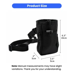 dfwwm0273361-03.webp Dog Training Treat Bag with Poop Bag Dispenser and 1 Roll of Poop Bags – product view 3