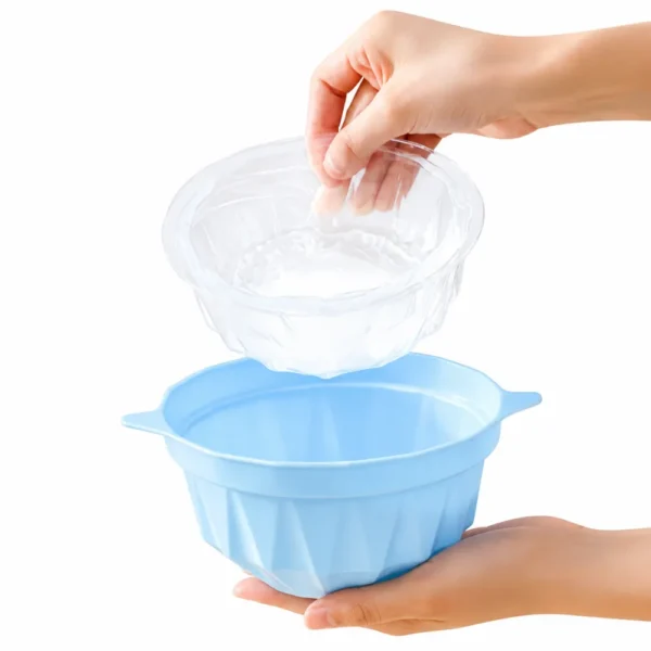 Reusable Dog Ice Bowl Mold for Summer Cooling 3 Colors Assorted