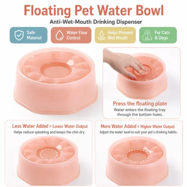 dfwwm0274824-04.webp Anti-Splash Floating Pet Water Bowl for Cats and Dogs – product view 4