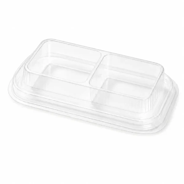 Disposable Compartment Dog Bowls for Travel and Outdoor Feeding