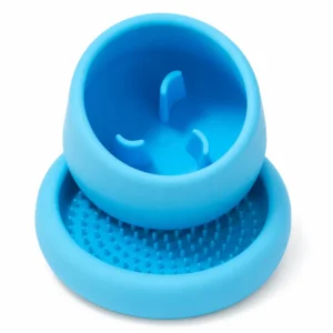 Dog Slow Feeder Bowl Anti Choking Non Slip Pet Feeding Bowl Set – product view 6