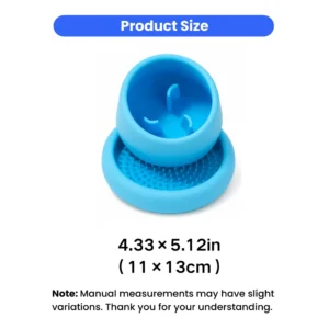 Dog Slow Feeder Bowl Anti Choking Non Slip Pet Feeding Bowl Set – product view 3