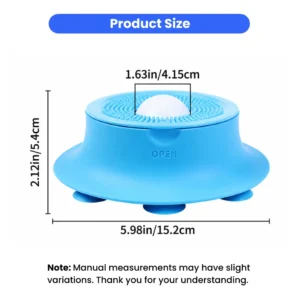 2-in-1 Silicone Slow Feeder and Lick Bowl for Dogs and Cats – product view 3