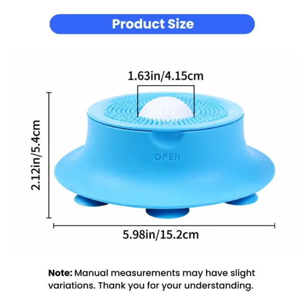 dfwwm0276427-03.webp 2-in-1 Silicone Slow Feeder and Lick Bowl for Dogs and Cats – product view 3