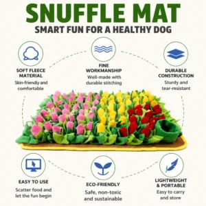 dfwwm0284736-04.webp Dog Snuffle Mat Interactive Nose Work Feeding Mat for Mental Stimulation – product view 4