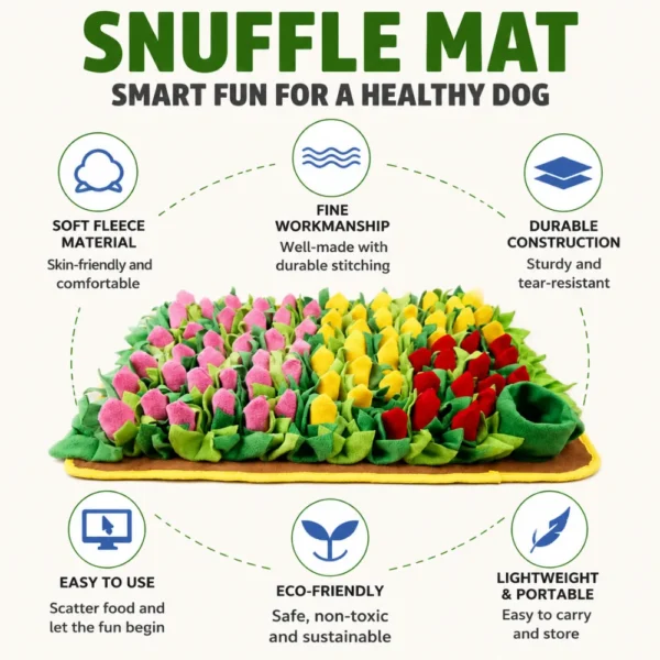 dfwwm0284736-04.webp Dog Snuffle Mat Interactive Nose Work Feeding Mat for Mental Stimulation – product view 4