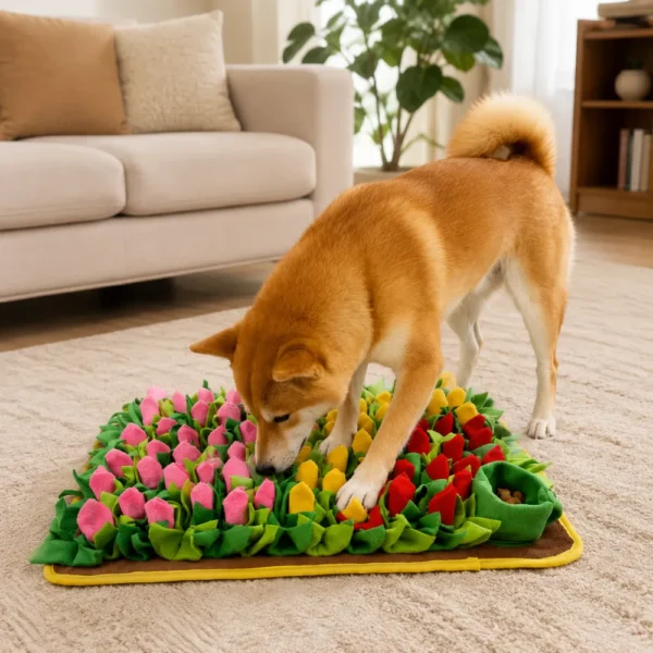 dfwwm0284736-05.webp Dog Snuffle Mat Interactive Nose Work Feeding Mat for Mental Stimulation – product view 5