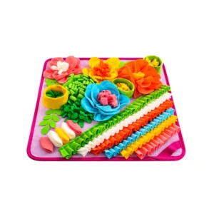 Flower Dog Snuffle Mat Interactive Nose Work Toy for Mental Stimulation | Wholesale Dog Snuffle Mats