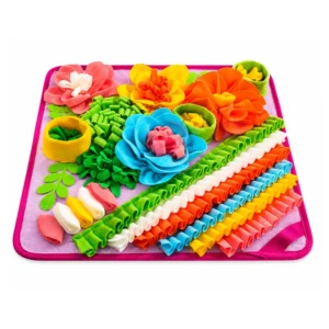 dfwwm0284862-06.webp Flower Dog Snuffle Mat Interactive Nose Work Toy for Mental Stimulation – product view 6
