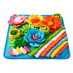 dfwwm0284862-07.webp Flower Dog Snuffle Mat Interactive Nose Work Toy for Mental Stimulation – product view 7