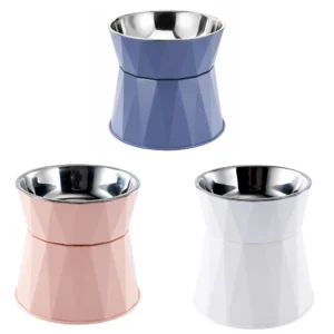 dfwwm0288246-07.webp Elevated Stainless Steel Pet Bowl with Non Slip Base for Cats and Small Dogs – product view 7