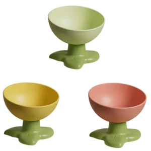 dfwwm0288492-07.webp Elevated Three Leaf Tilted Pet Food Bowl for Cats and Small Dogs – product view 7