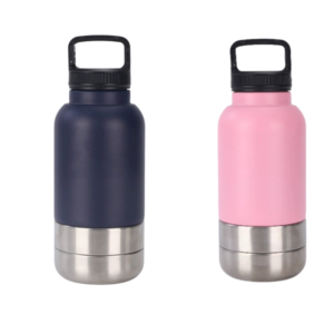 dfwwm0305085-06.png 3 in 1 Portable Dog Water Bottle with Bowl and Food Container 2 Colors Assorted – product view 6