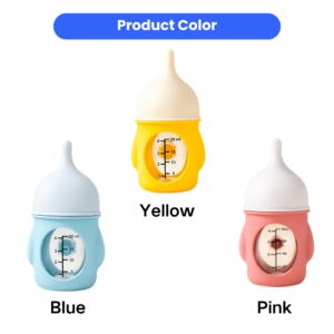 Anti Choking Pet Feeding Bottle for Kittens and Puppies 3 Colors Assorted – product view 2