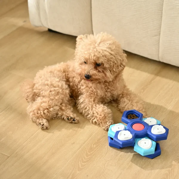 dtywm0101107-03.webp Interactive 3-layer Rotating Puzzle Dog Feeding Plate – product view 3