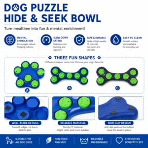 Pawspin Dog Puzzle Slow Feeder Interactive Toy – product view 4
