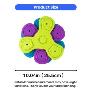 dtywm0243277-03.webp Interactive 3-Layers Rotating Slow Feeder Puzzle Bowl for Dogs – product view 3