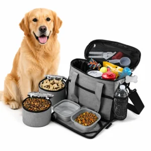 Portable Pet Travel Storage Bag Food Container Treat Pouch for Outdoor Dogs and Cats | Wholesale Pet Travel Storage Bags