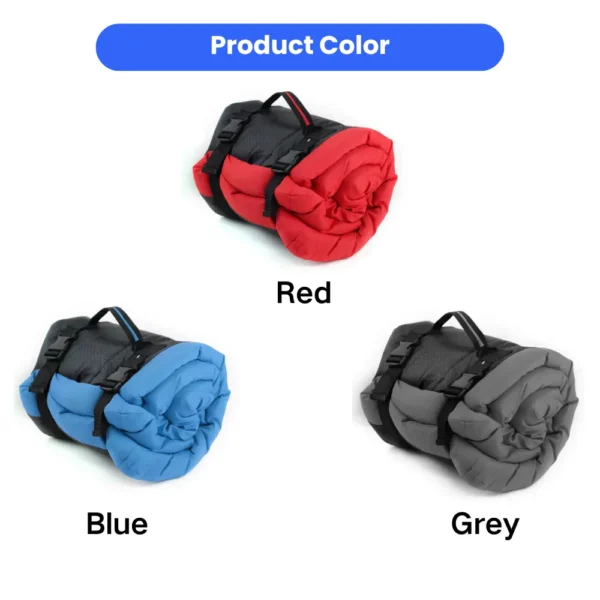 jfp-tr-00003-g01.webp Portable Outdoor Foldable Roll Up Waterproof Dog Bed Sofa Style Pet Mat view 2