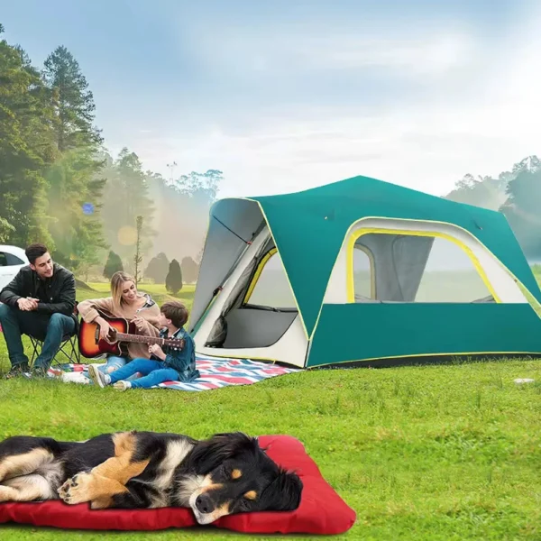 jfp-tr-00003-g04.webp Portable Outdoor Foldable Roll Up Waterproof Dog Bed Sofa Style Pet Mat view 5