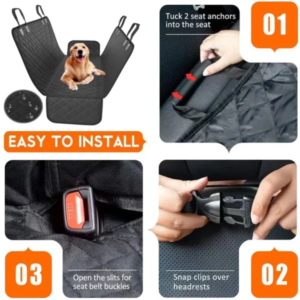 jfp-tr-00004-g03.webp Pet Hammock Car Protector Dog Car Seat Cover for Back Seat view 4