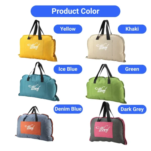 jfp-tr-00014-g02.webp Zipper Closure Portable Foldable Outdoor Pet Bed Mat Handheld Dog and Cat Bed view 3