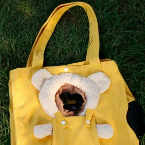 jfp-tr-00016-g04.webp Bear-Patterned Portable Outdoor Cat Handbag view 5