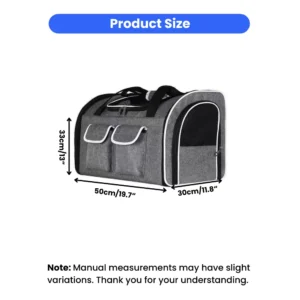 Multi Pocket Foldable Outdoor Large Capacity Pet Carrier Bag view 3
