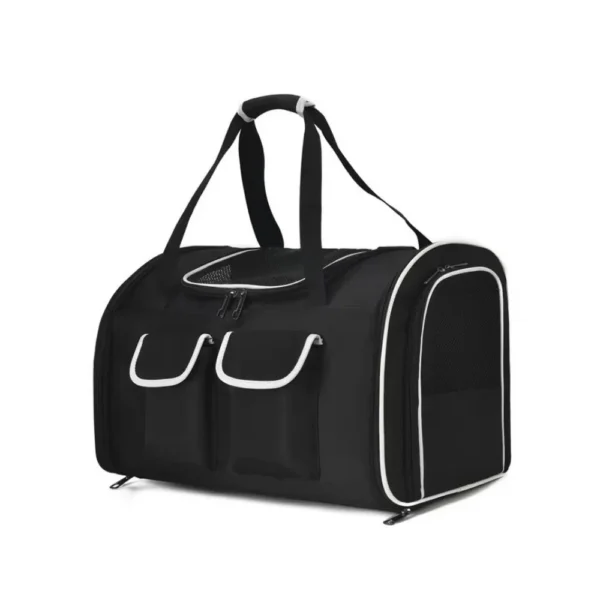 Multi Pocket Foldable Outdoor Large Capacity Pet Carrier Bag