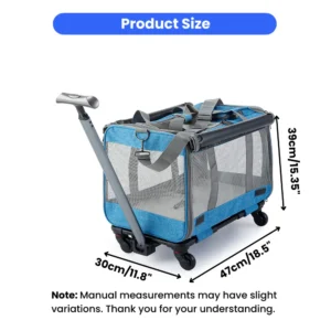 jfp-tr-00019-g02.webp Foldable Reflective Strips and Pull Handle Pet Carrier Bag view 3
