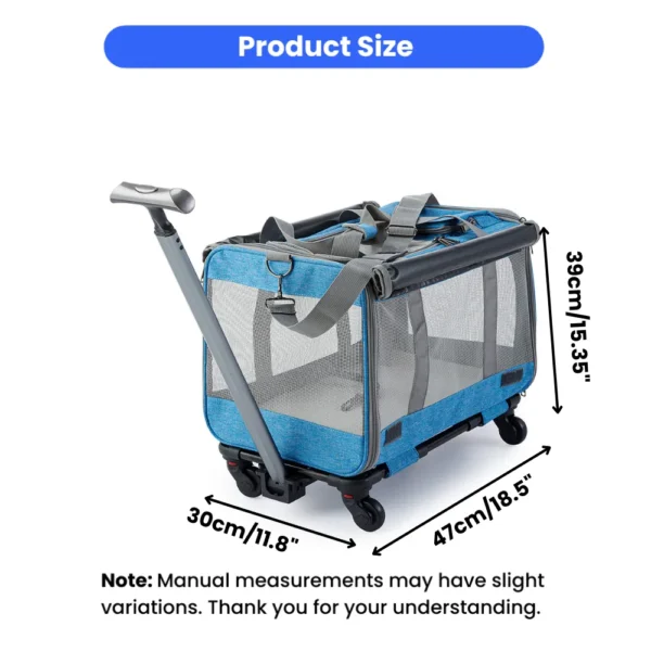 jfp-tr-00019-g02.webp Foldable Reflective Strips and Pull Handle Pet Carrier Bag view 3