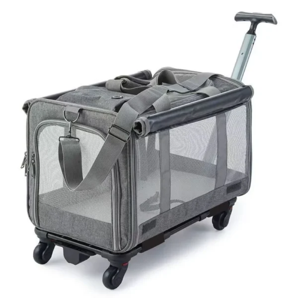 jfp-tr-00019-main.webp Foldable Reflective Strips and Pull Handle Pet Carrier Bag