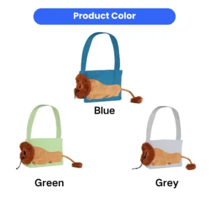 Cute Lion 3 Colors Design Pet Outdoor Bag view 2