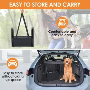 Foldable and Portable 5 Step Dog Ladder for Large Dogs view 4