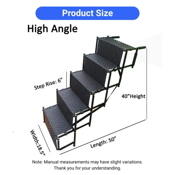 jfp-tr-00026-g04.webp Foldable and Portable 5 Step Dog Ladder for Large Dogs view 5