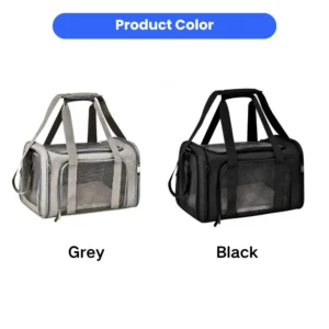 Big Capacity Foldable Pet Carrier Bag with Nylon Mesh view 2