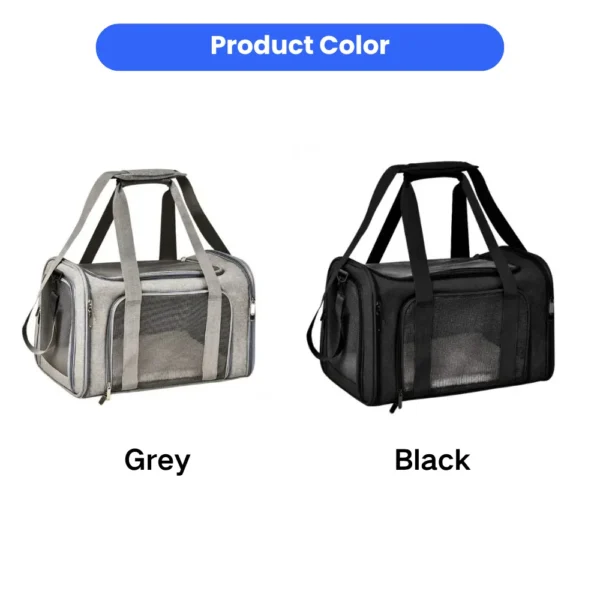 jfp-tr-00028-g01.webp Big Capacity Foldable Pet Carrier Bag with Nylon Mesh view 2