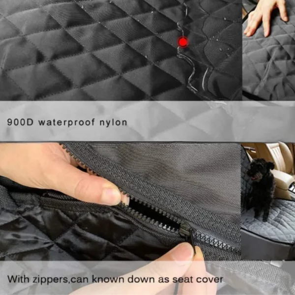 jfp-tr-00032-g01.webp Double-Zipper Design Waterproof Oxford Fabric Dog Car Seat Cover view 2