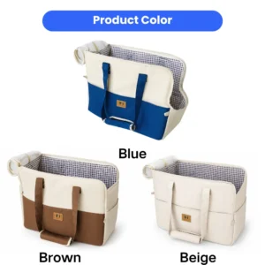 Crossbody Dog Carrier Bag for Small Dogs with Soft Cushion view 2