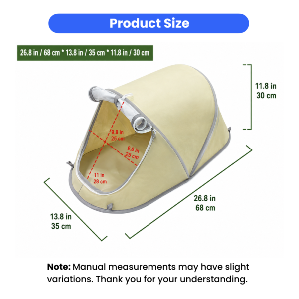 jfp-tr-00034-g02.png Portable Oxford Pet Tent for Cats Puppies and Small Dogs view 3