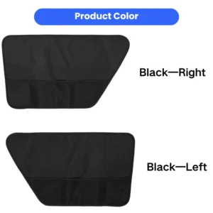Dog Car Door Protector with Mesh Storage Pockets for Pet Travel view 2