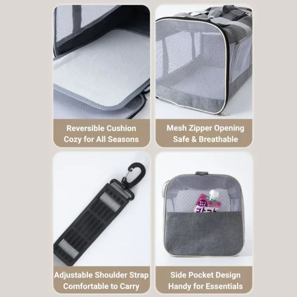jfp-tr-00038-g05.webp Comfortable Breathable Foldable Large Capacity Pet Backpack view 6