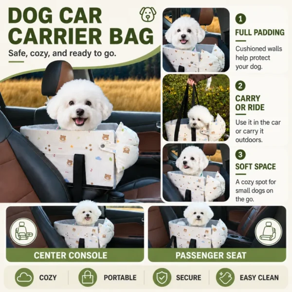 jfp-tr-00042-g03.webp Corduroy Dog Car Carrier Bag with Detachable Bow Pillow view 4