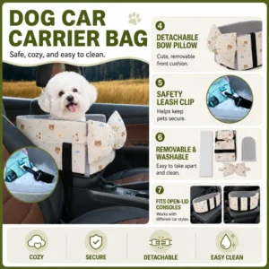 jfp-tr-00042-g04.webp Corduroy Dog Car Carrier Bag with Detachable Bow Pillow view 5
