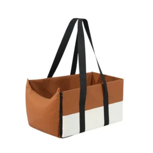 jfp-tr-00043-g06.webp PU Leather Center Console Dog Car Seat Carrier for Small Dogs view 7