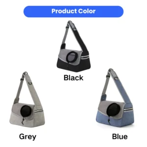 jfp-tr-00045-g01.webp Waterproof Breathable Pet Carrier Shoulder Bag for Cats and Small Dogs view 2