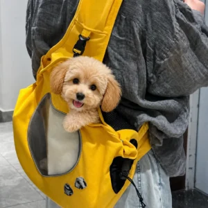 jfp-tr-00048-g05.webp Breathable Canvas Cat and Small Dog Carrier Bag with Mesh Window view 6