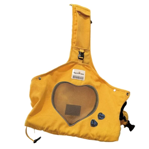 Breathable Canvas Cat and Small Dog Carrier Bag with Mesh Window